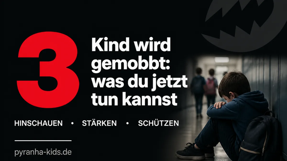 Kind wird gemobbt: was du jetzt tun kannst (Schritt für Schritt)